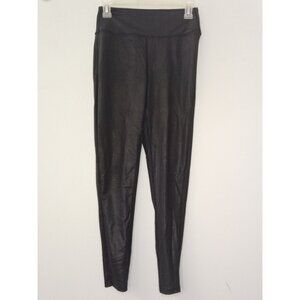 Thread & Supply Black Metallic Sheen Leggings Size Small